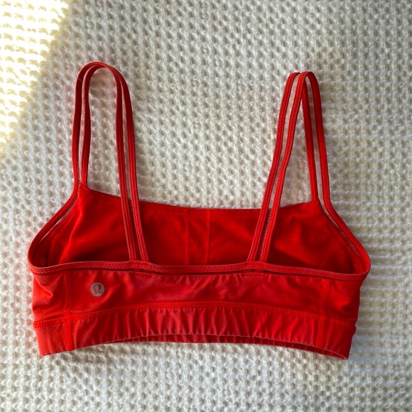 SOLD lululemon athletica scarlet red sportsbra - Picture 2 of 2